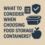 What to Consider When Choosing Food Storage Containers?